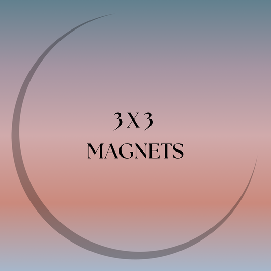 3" x 3" vinyl magnets